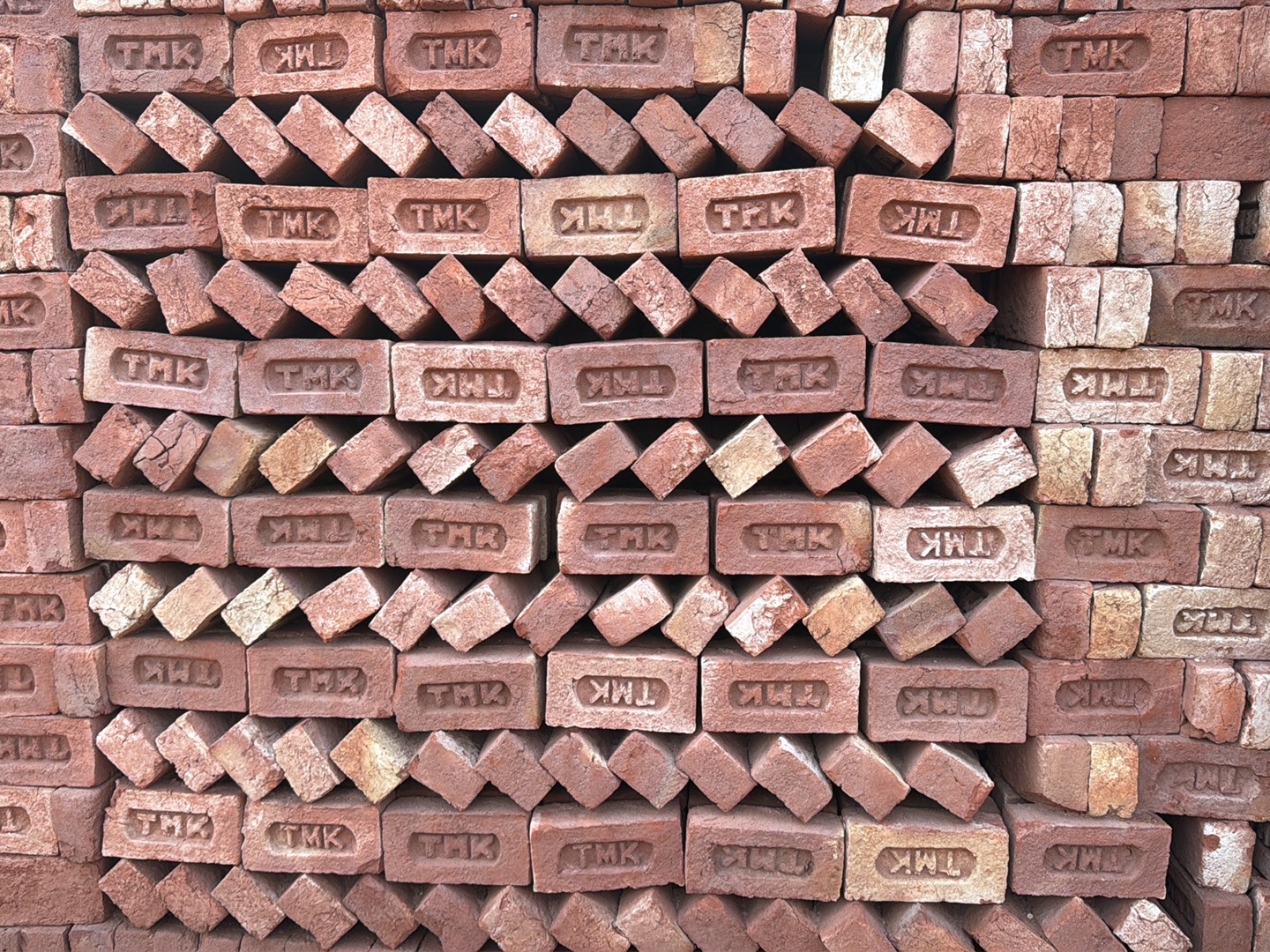 TMK Bricks Stacked Diagonally